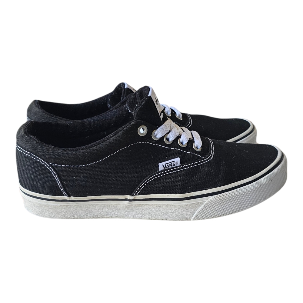 Vans Era Black Canvas Skate Shoes Men’s 8.5 Classic Streetwear Sneakers - Picture 7 of 16